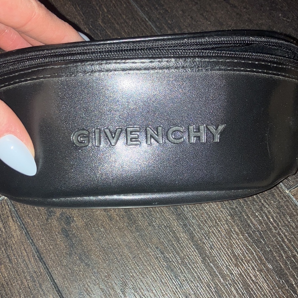 Givenchy Black Leather sunglasses case